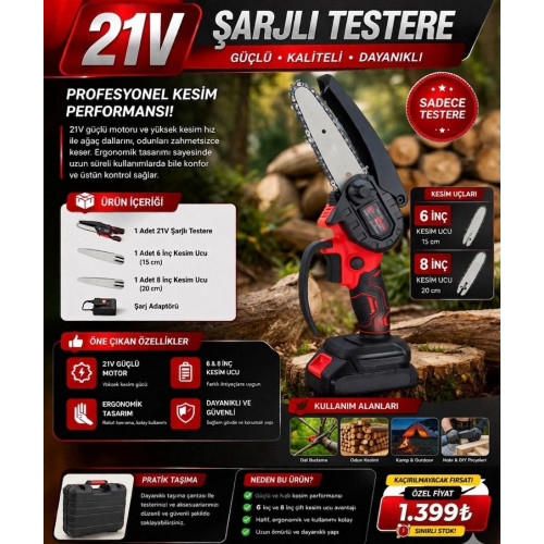 HAWDİ Şarjlı Budama Testeresi 